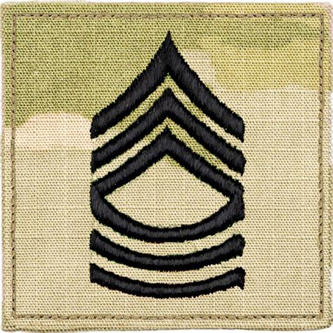 Army Master Sergeant Rank OCP Patch, E8 MSG with Velcro