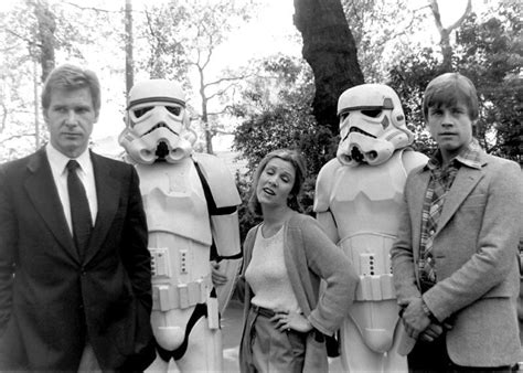 The Original Star Wars Cast Seen Just Before Filming ~ Vintage Everyday