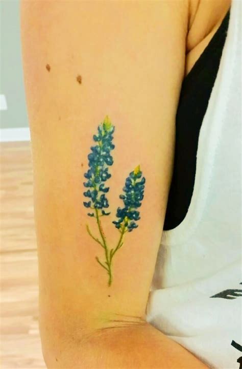 My beautiful Texas bluebonnet tattoo | Bluebonnet tattoo, Tattoos, Time ...