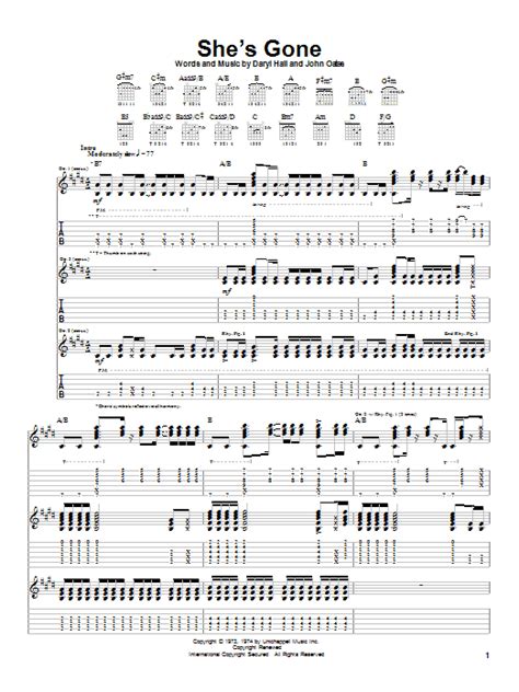 She's Gone | Sheet Music Direct