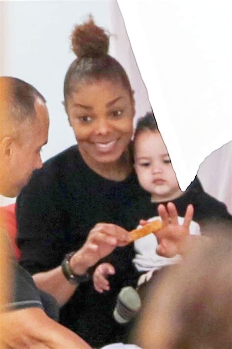 Janet Jackson feeds baby son Eissa in Miami Beach, Florida | Sandra Rose