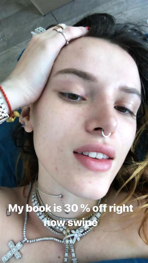 Bella Thorne's Acne Scars on Display in New Makeup-Free Selfie