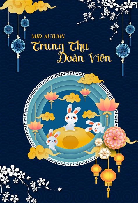 poster trung thu đoàn viên - Thư viện Photo | Trang trí, Lễ hội, Thiệp