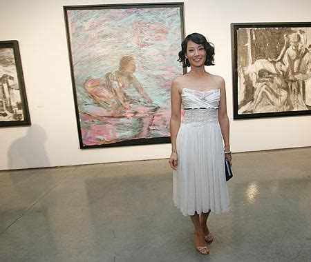 Lucy Liu pretty as a picture at New York art exhibition | HELLO!