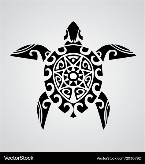 Tribal turtle Royalty Free Vector Image - VectorStock