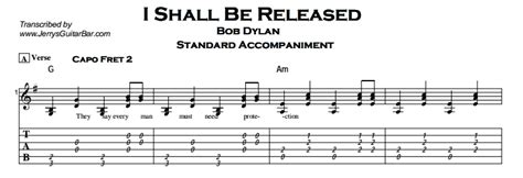 Bob Dylan – I Shall Be Released | Guitar Lesson, Tab & Chords | JGB