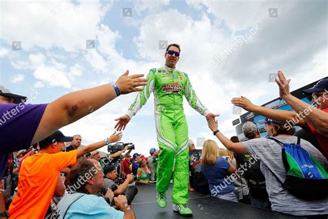 Kyle Busch Greets Fans Before Nascar Editorial Stock Photo - Stock ...