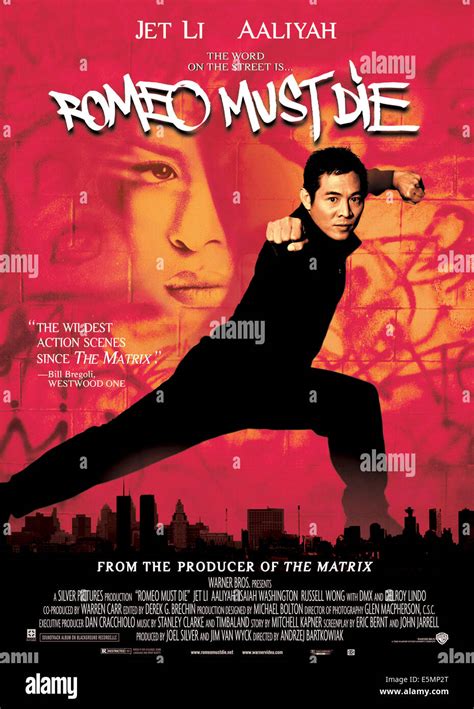 ROMEO MUST DIE, Aaliyah, Jet Li, 2000, (c) Warner Brothers/courtesy Everett Collection Stock ...