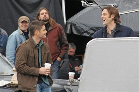 Supernatural >Behind The Scenes - jared padalecki and jensen ackles Photo (34251381) - Fanpop