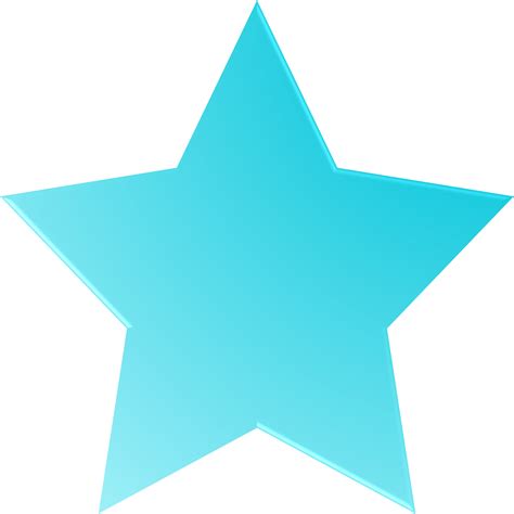 Blue Gradient Star, Gradient Star Button 10956678 PNG