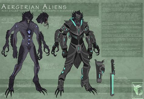 Aergerian Alien Species Concept by MoonstalkerWerewolf on DeviantArt