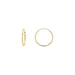 Endless Gold Hoop Earrings – Baby Gold