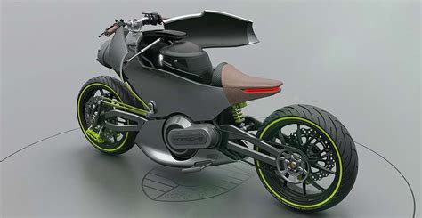 Porsche 618 electric Motorcycle concept | WordlessTech