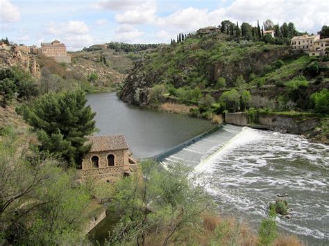 Panoramic view of Tagus River - Toledo in Spain Photograph by Ambasador