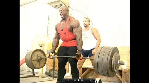 Ronnie Coleman is being spotted when deadlifting #bodybuilding #fitness #gym #fitfam #workout # ...