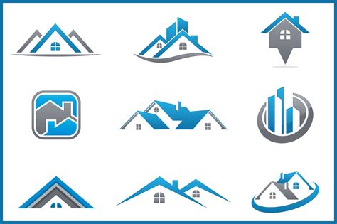 Real Estate Bundle: 9 Logos ~ Logo Templates on Creative Market