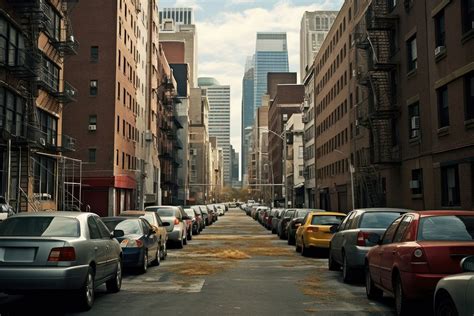 Cars parking building street city. | Premium Photo - rawpixel