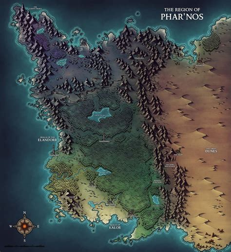 Phar'nos : dndmaps | Fantasy world map, Imaginary maps, Dnd world map