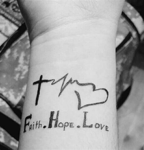 İnam. Ümit. Sevgi | Tattoo quotes, Hope love, Faith hope love