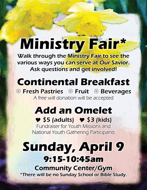 Ministry Fair | OSLCS