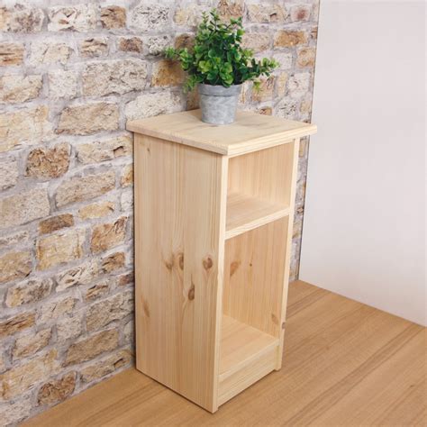 Solid wood slate grey bedside table with oak top — Taw Valley Furniture