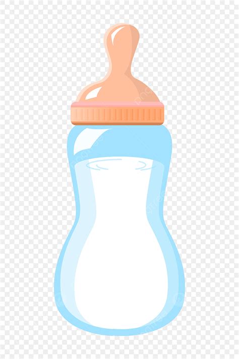 Glass Milk Bottle Clipart Vector, Baby Milk Bottle, Child Milk Jug, Baby Bottle, Baby PNG Image ...