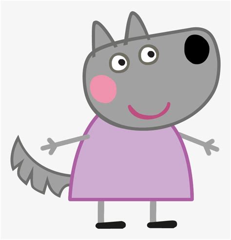 Wendy Wolf - Wolf In Peppa Pig - 746x774 PNG Download - PNGkit