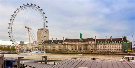 London Eye Panorama Photograph by Pati Photography