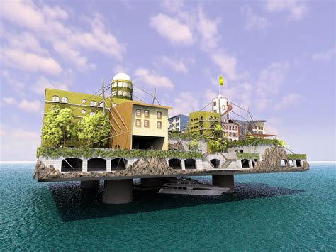 5 Futuristic Floating City Islands | Designs & Ideas on Dornob