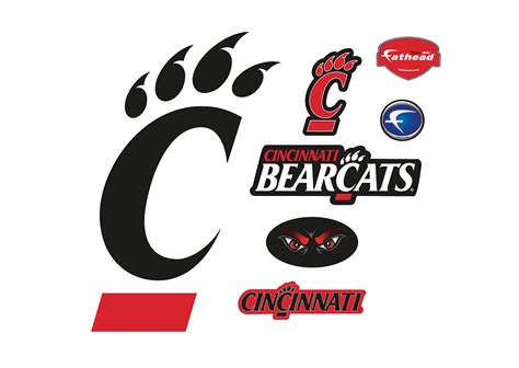 Cincinnati Bearcats Logo Wall Decal | Shop Fathead® for Cincinnati ...