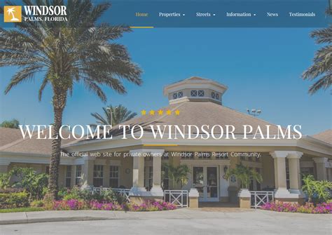 Windsor Palms Resort the official web site for private owners at ...