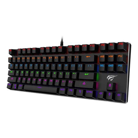 HAVIT GAMENOTE KB45L RGB Backlit Mechanical Gaming Keyboard with - Anti ...