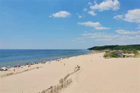 24 hours in Muskegon State Park: sunset, beach, dunes, lighthouse, camping ⚓ Michigan travel ...