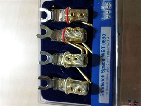 WBT-0680 Cu Spade speaker cable connectors Photo #666032 - US Audio Mart