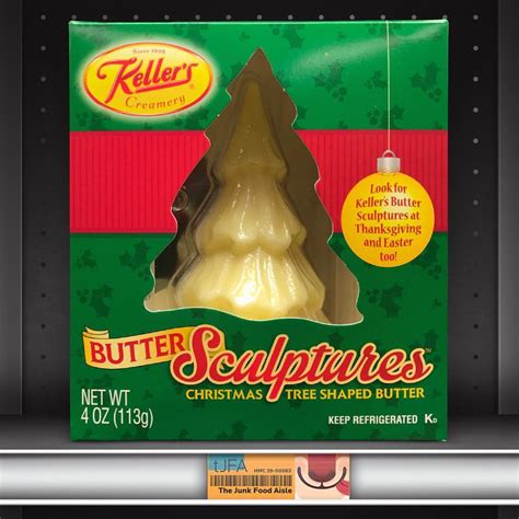 Keller’s Christmas Tree Shaped Butter Sculptures - The Junk Food Aisle