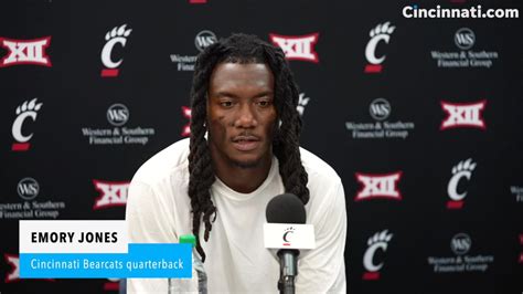 Cincinnati Bearcats quarterback Emory Jones, defensive lineman Jowon ...