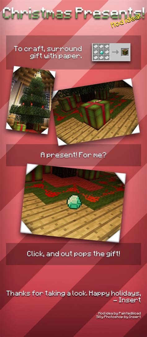 [Mod Idea] Christmas Presents! (Pictures included) : r/Minecraft