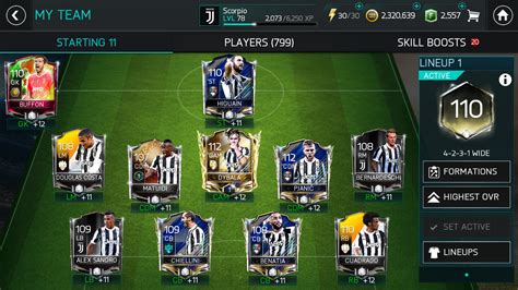 [SQUAD BUILDING] Full Juventus Squad : r/FUTMobile