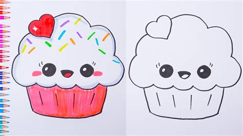 Aggregate more than 84 cupcake drawing for kids latest - xkldase.edu.vn