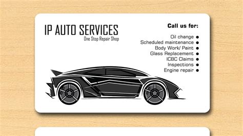 Get Your Wheels Turning: Innovative Body Shop Business Card Ideas - ⚡ ...