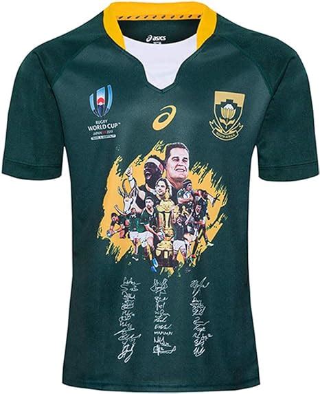 HQSG Mens Rugby Jersey / 2019 Rugby South Africa Championship Signature ...