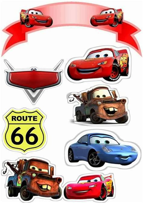 Cars: Free Printable Cake Toppers. - Oh My Fiesta! in english