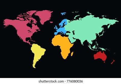 World Map Infographic Stock Vector (Royalty Free) 372204328
