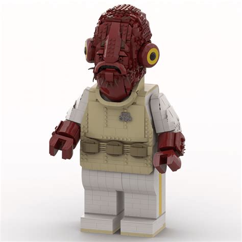 LEGO® instructions Admiral Ackbar Mega Figure (fits my Ackbar Head MOC)