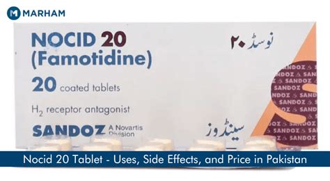 Nocid 20 Tablet Uses, Side Effects, and Price in Pakistan | Marham