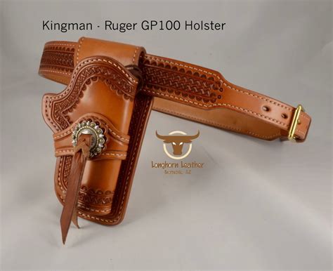 Longhorn Leather AZ-"Kingman" - Ruger GP 100 Holster & Gun Belt (Juan)