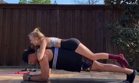 Work Out at Home With Patrick Mahomes & His Girlfriend, Brittany