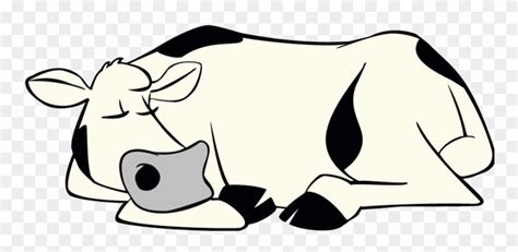 Sleeping Cow - Cattle Clipart (#191340) - PinClipart