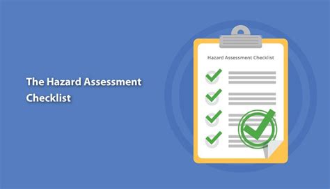 The Hazard Assessment Checklist - Health & Safety Blog