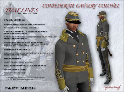 Civil War Confederate Cavalry Uniform